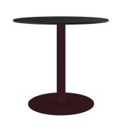 Burgundy Halo Cafe Table